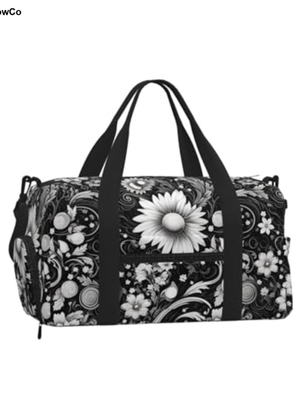 Boximiao Twill Duffel Bag Gym Travel Shoe Compartment Water Resistant